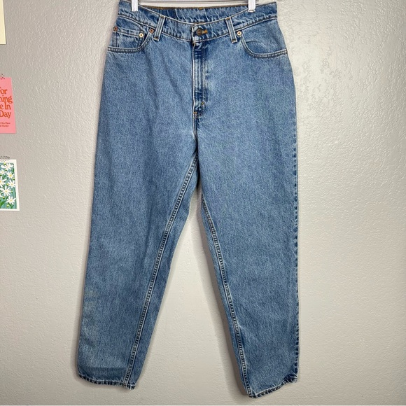 Vintage Levi’s 550 Made in USA Relaxed fit tapered leg sz 14 - Picture 4 of 6